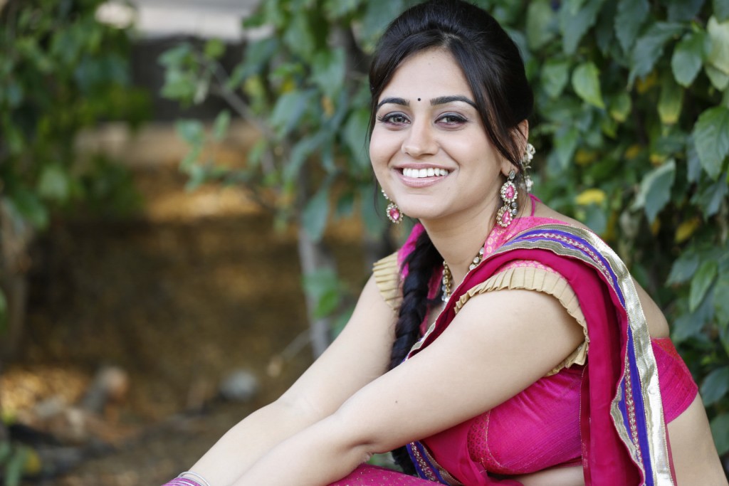 Aksha in Half Saree Photos